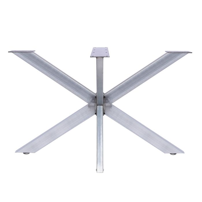 Support pied de table SPIDER en acier vernis 150x78x71 Châssis de table Piétement meuble Pied en croix