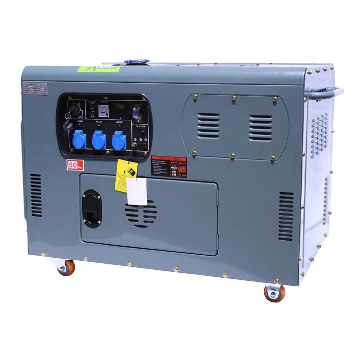 Générateur / Groupe électrogène Diesel insonorisé 12kW 230V + 12V