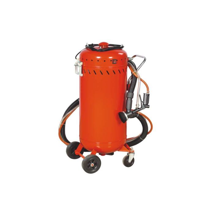 Combiné Sableuse mobile 106 litres 0-10 Bars avec Aspirateur de récupération