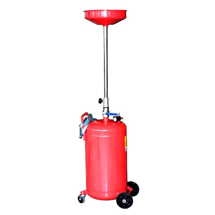 Récupérateur d'huile de vidange pneumatique par aspiration et par gravité  80 litres BC-ELEC.com