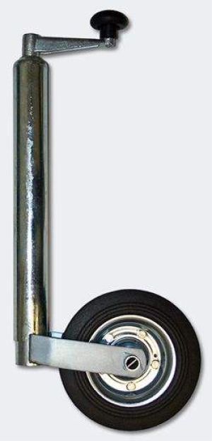 Roue jockey pour remorque en acier galvanisé avec finition argentée VidaXL  152236 - Habitium®