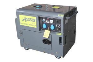 Générateur / Groupe électrogène Diesel insonorisé 10kVa 400V 230V 12V,  Refroidissement à EAU