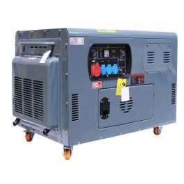 Générateur électrique Diesel insonorisé Groupe électrogène 5kVA 400V et  230V + ATS BC-ELEC.com