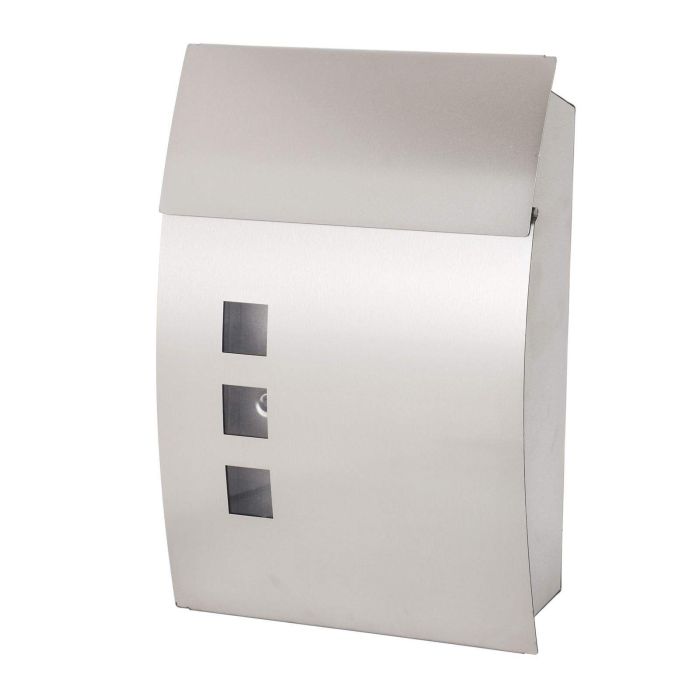 Boite aux lettres Design en acier inoxydable 35x9.5x45cm + 2 clés 