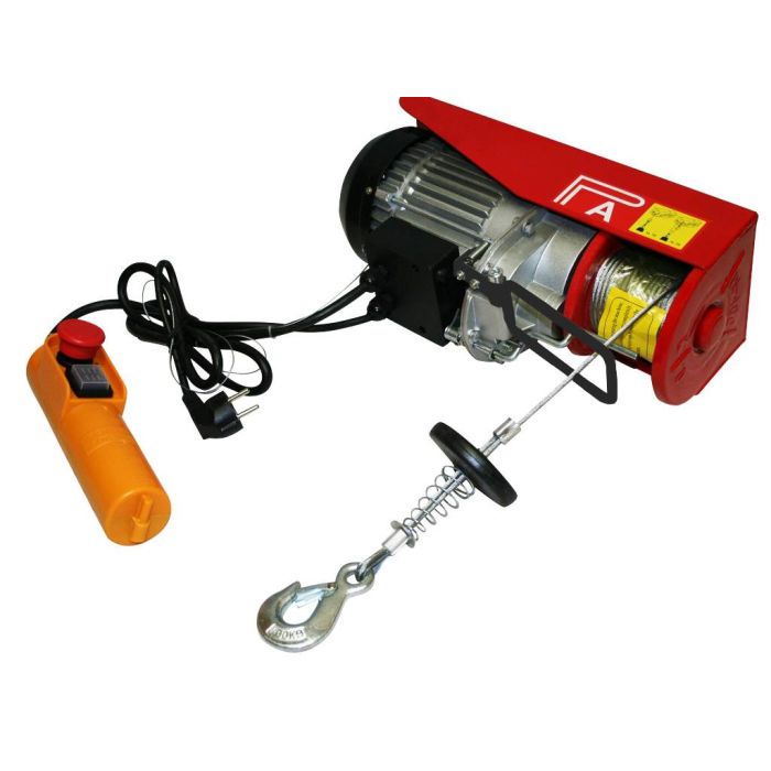 Treuil palan électrique 230V 150 / 300KG 600W avec télécommande