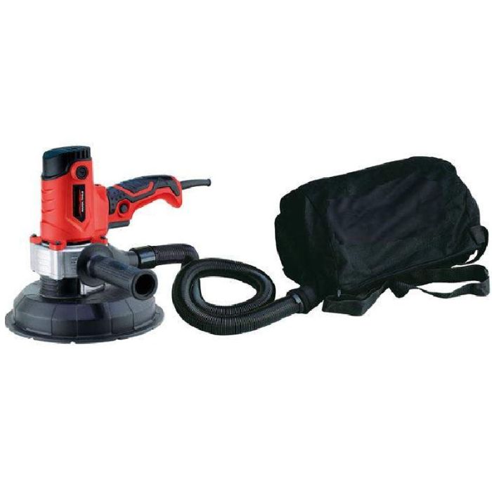 Ponceuse de plâtre, plaque de plâtre orbitale à main 750w avec sac de réception des poussières