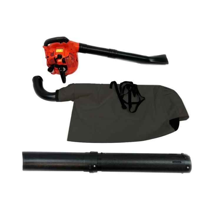Souffleur de feuilles thermique, aspirateur et broyeur 1CV 25.4CC  0.75KW Essence