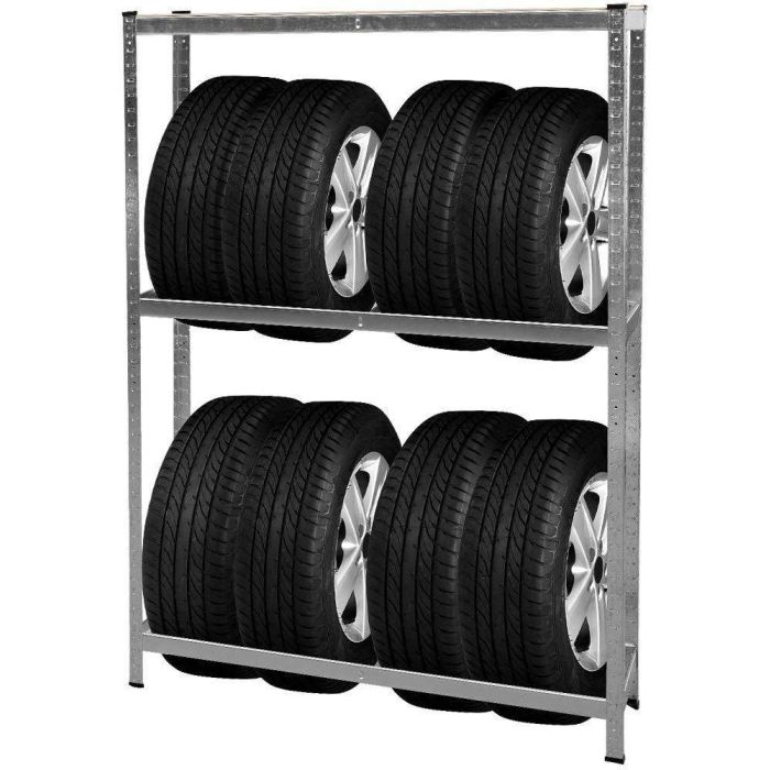 Etagère de rangements pour roues, rack à pneus, rayonnage à roues, 795kg 180x120x40cm