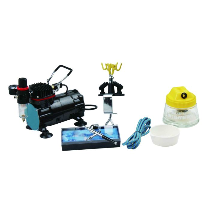 Kit compresseur Airbrush pour professionnel AS-18KB avec un pistolet