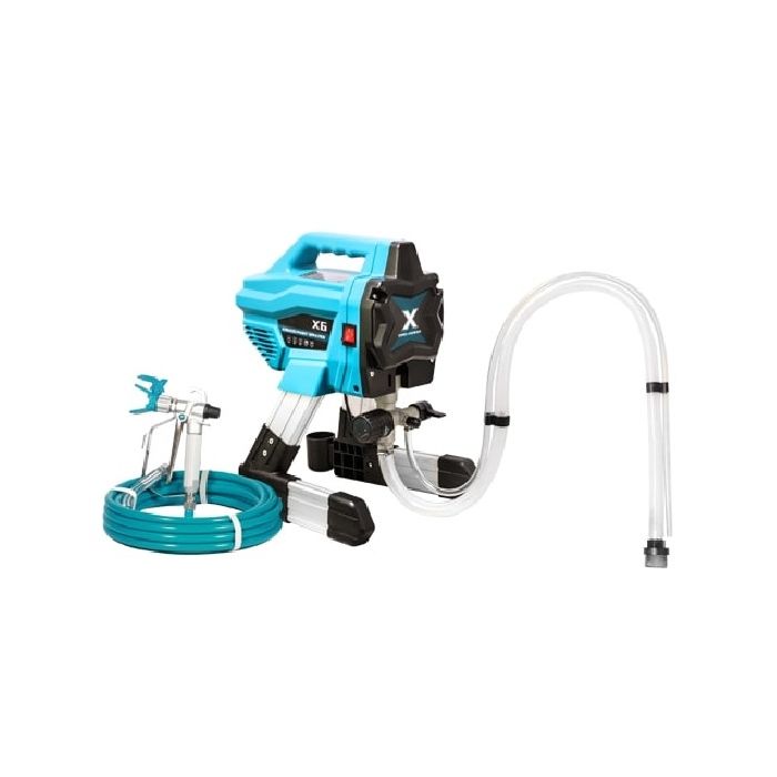 Pulvérisateur de peinture Airless 650w 200 bar, Pistolet haute pression avec support alu, 1.4L/min