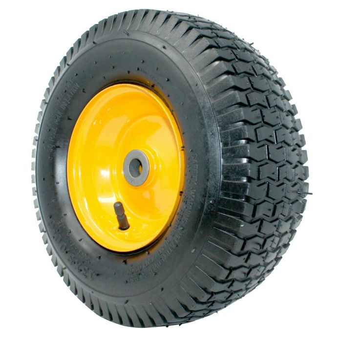 Roue pneumatique de rechange pour Chariot de jardin, diable, etc 28cm (13x5.00-6)