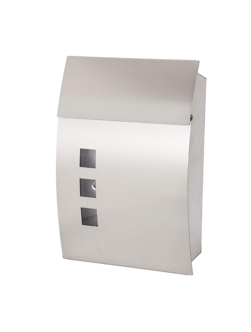 Boite aux lettres Design en acier inoxydable 35x9.5x45cm + 2 clés 