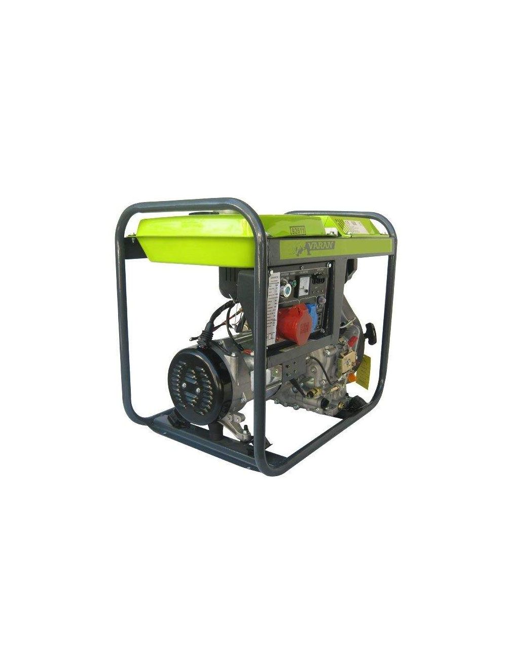 Groupe électrogène Diesel 5.0kVA, 1 x 400V, 1 x 230V, 1 x 12VDC