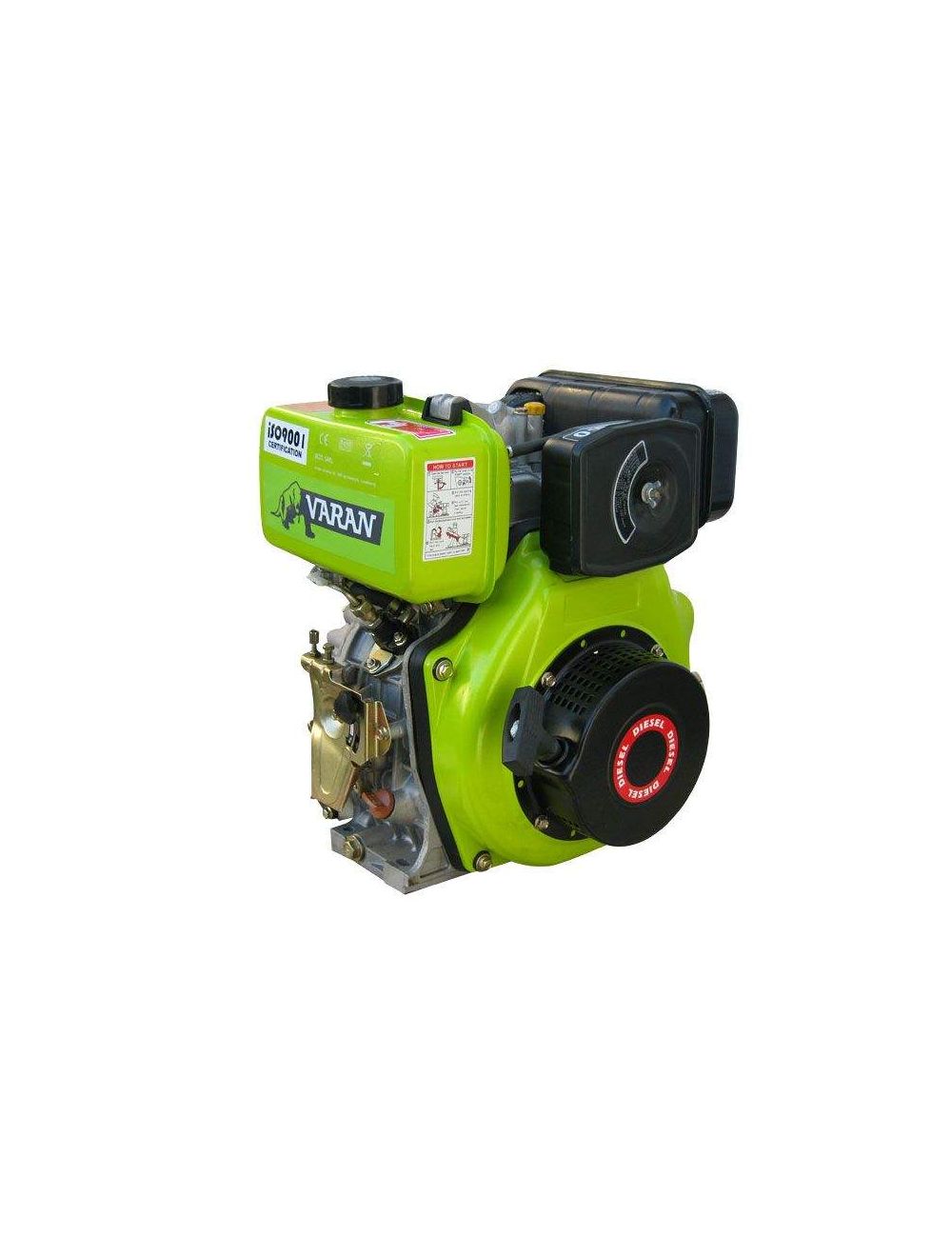 Moteur Diesel 4.92kW 6.7PS 305cc, sortie droite à clavette F2 19mm