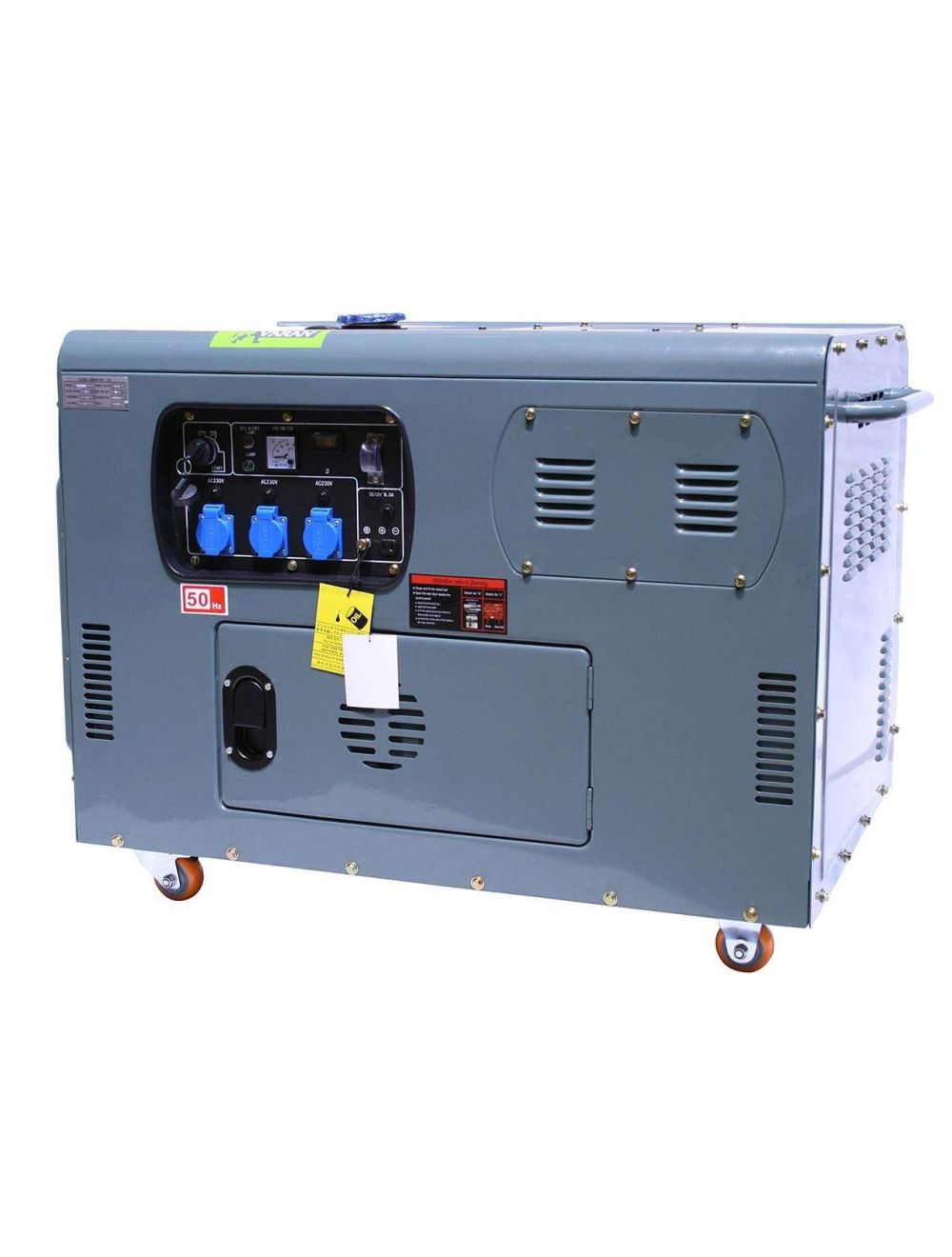 Générateur / Groupe électrogène Diesel insonorisé 12kW 230V + 12V