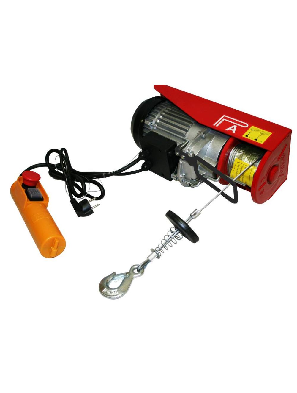 Treuil palan électrique 230V 150 / 300KG 600W avec télécommande
