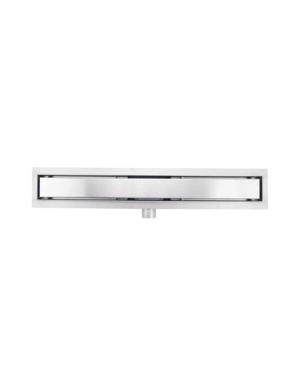 Caniveau de douche 50cm en inox, sterfput de douche, réversible, hauteur ajustable 98-142mm