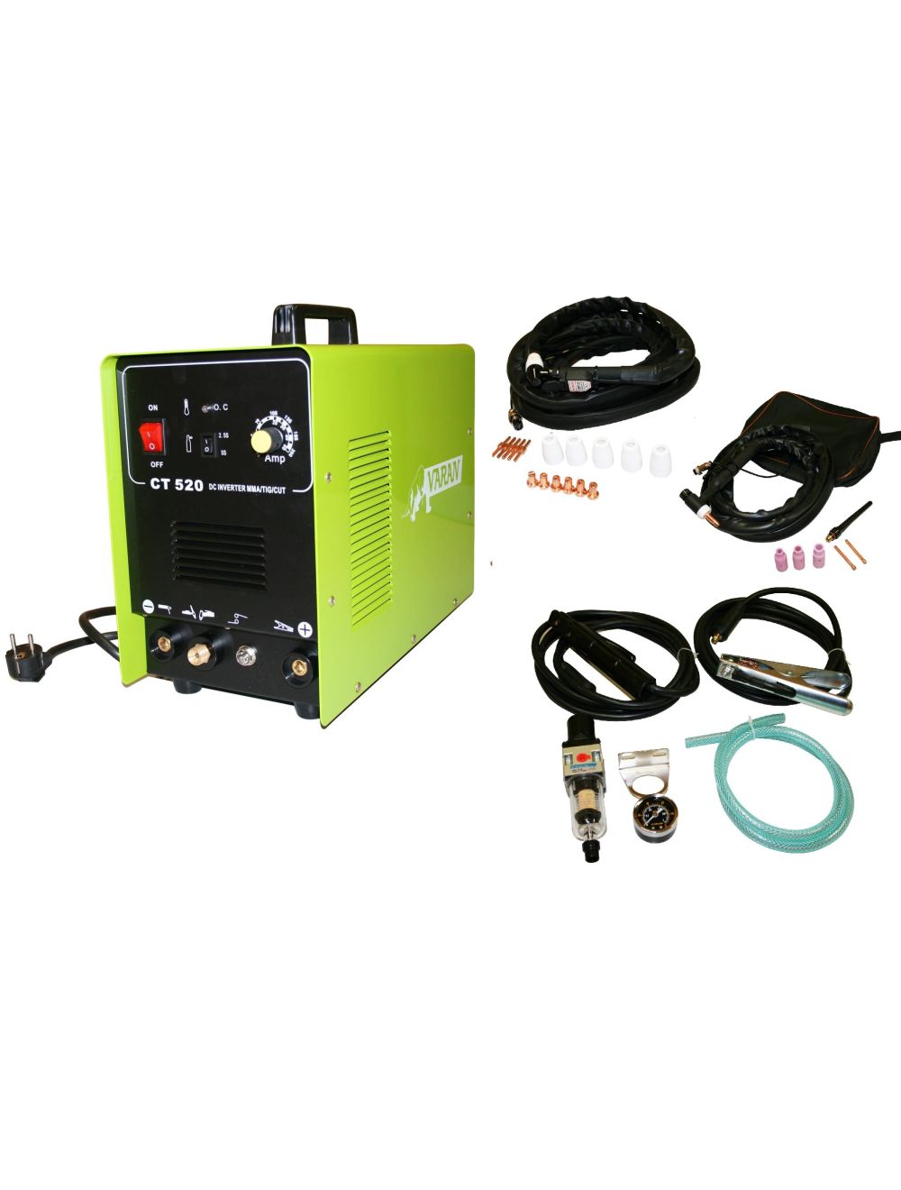 Poste à souder et à découper 180A 3 en 1 TIG, ARCet Plasma Inverter+ accessoires