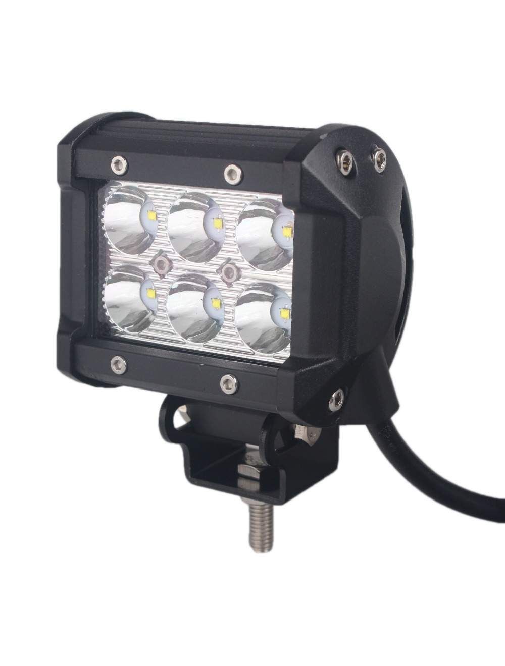 Feux Longue Portée LED pour 4x4 et SUV, 9-32V, 18W équivalent 180W FLOOD