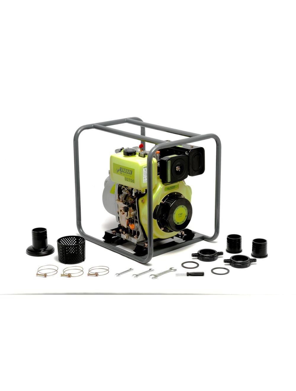 Pompe à eau Diesel Motopompe 3'' 305cc 6.7CV, 50m³/h, 25m hauteur max