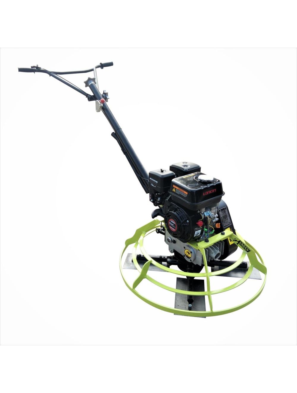 Hélicoptère, lisseuse mécanique moteur Loncin pour lissage de chape / dalle de béton 80CM