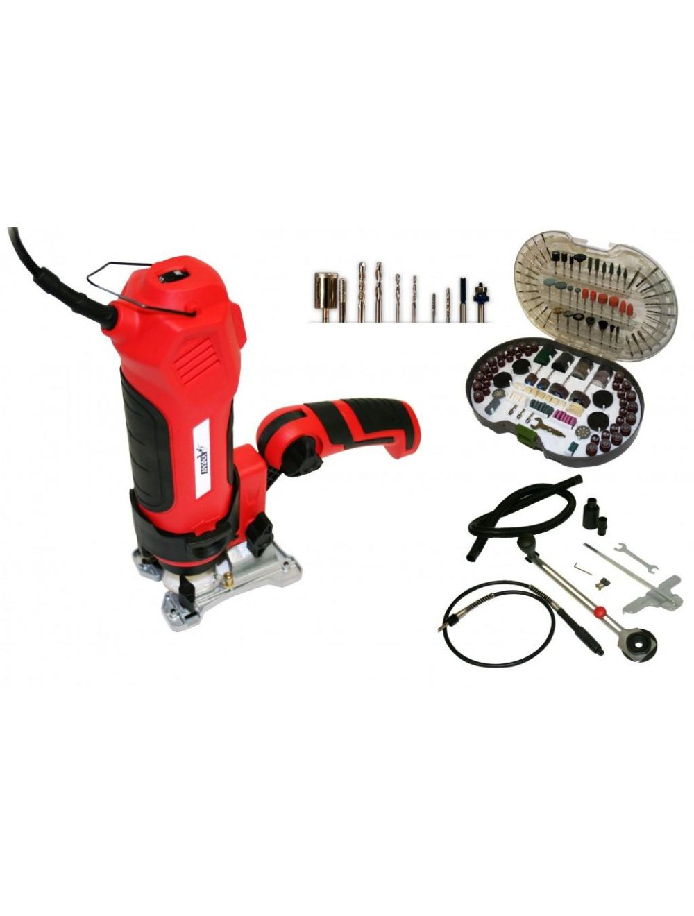 Outil Scie Twist Saw Multifonctions 550W + Kit 286 accessoires