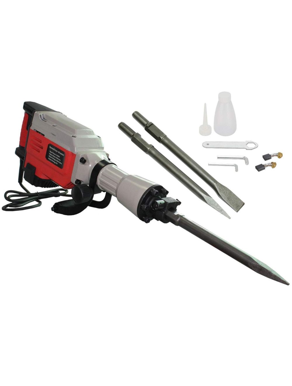 Marteau piqueur - burineur Marteau de Démolition 1700W 43 joules + 2 burins