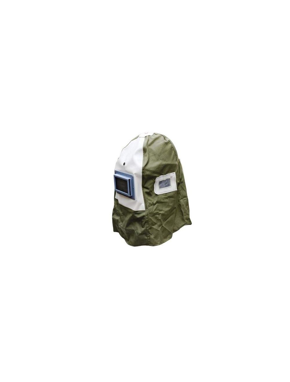Masque Cagoule de sablage avec casque de chantier intégré pour sableuse
