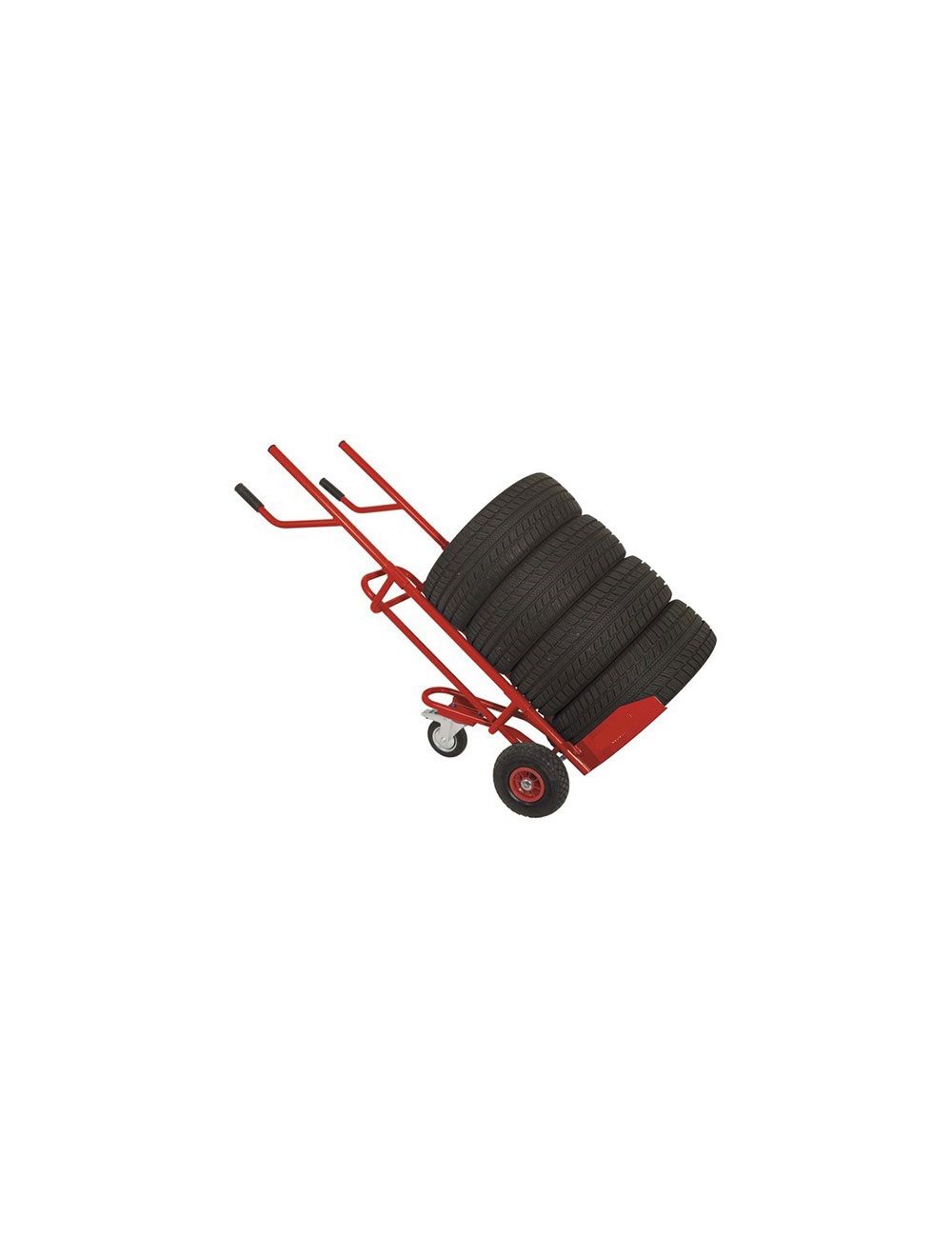 Chariot de transport de pneu - Diable pour pneus, roues, charge jusqu'à 150Kg