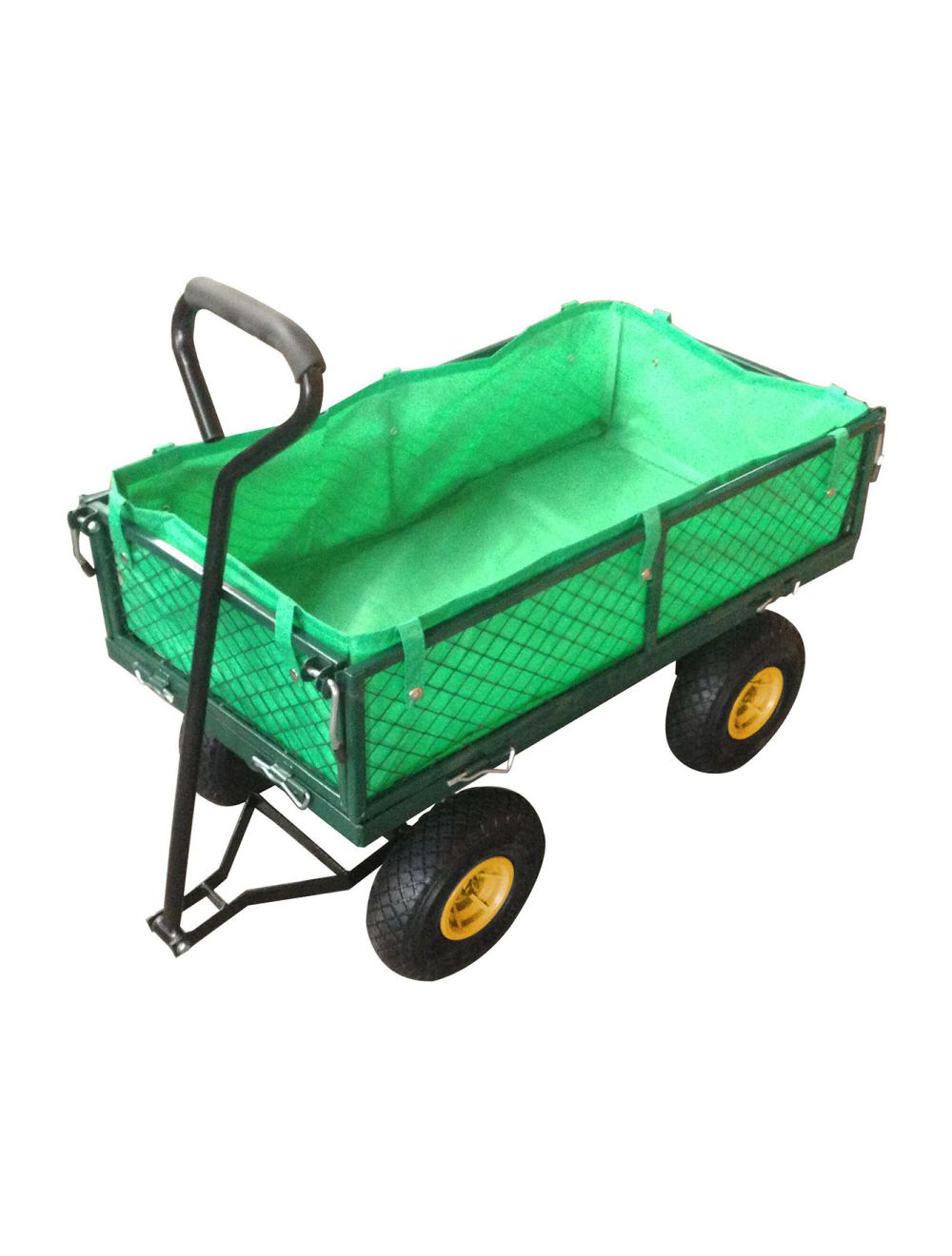 Chariot de jardin, remorque à main, avec bâche, cotés amovibles, Max 200Kg