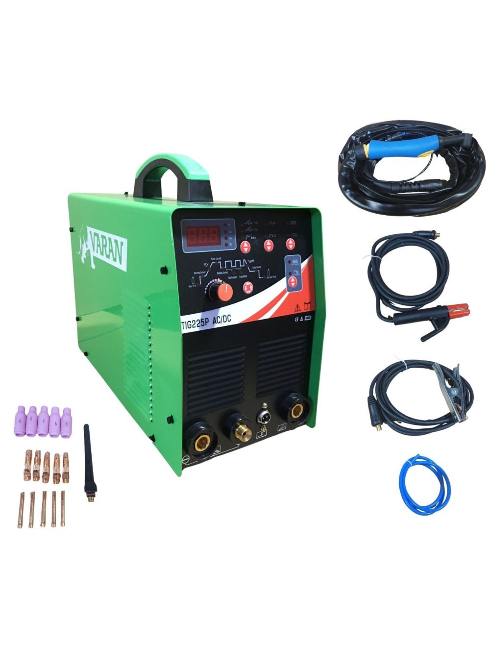 Poste à souder 2 en 1 TIG225P 200A, Tig AC/DC Pulse + soudure à l'arc Arc