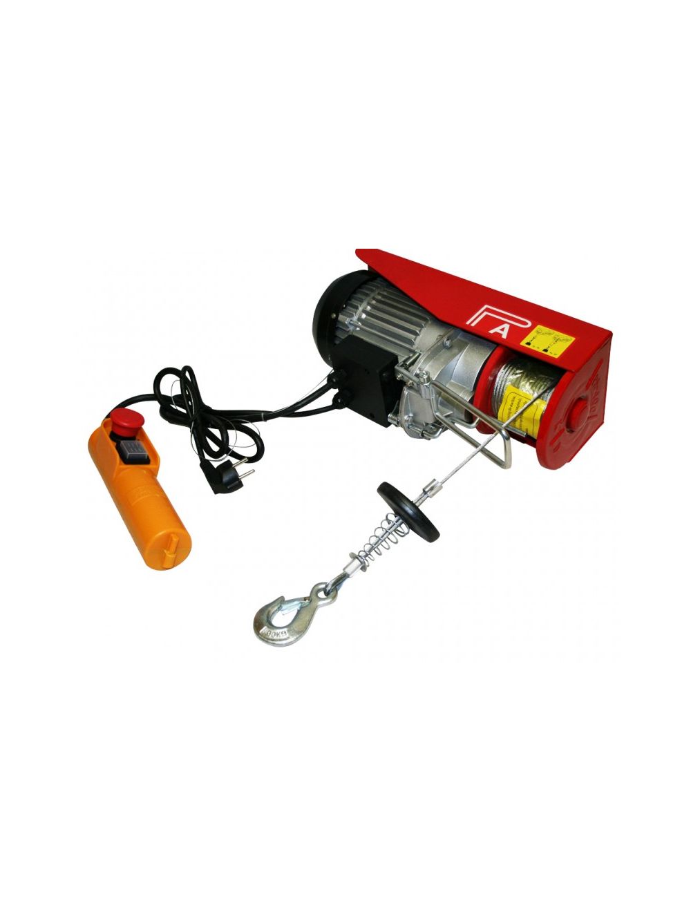 Treuil palan électrique 230V 400 / 800KG 1300W avec télécommande