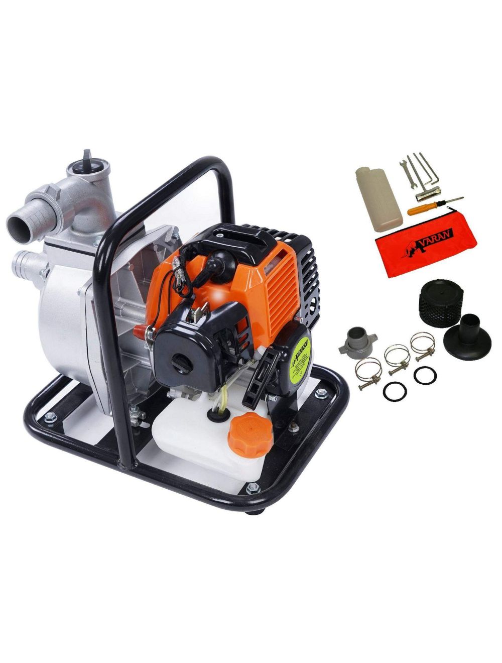 Pompe à eau thermique Motopompe Essence 2T 1.5'' 52cc 3CV 15000 L/H
