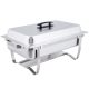 Réchaud Chauffe-plats GN1/1 bain marie avec couvercle, 60x37x29cm