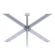 Support pied de table SPIDER en acier vernis 120x68x71 Châssis de table Piétement meuble Pied en croix
