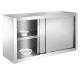 Armoire de cuisine, armoire murale en inox 180x40x60cm idéal restaurants, cuisines, cantines