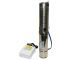 Pompe à eau immergée pour puits profond ou forage, 4m³/h - 34m, 370Watt, Rotor INOX