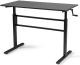 Bureau ajustable en hauteur (76-114cm) avec plateau 120x60cm, bureau ergonomique,  bureau debout manuel 
