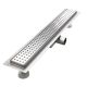 Caniveau de douche 90cm en inox, sterfput de douche, hauteur ajustable 98-142mm