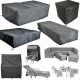 Housse de protection pour tables et meubles de jardin, Oxford 210D + traitement UV, 210x67x30cm